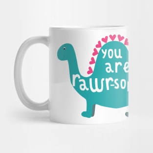 Rawrsome Valentine Mug